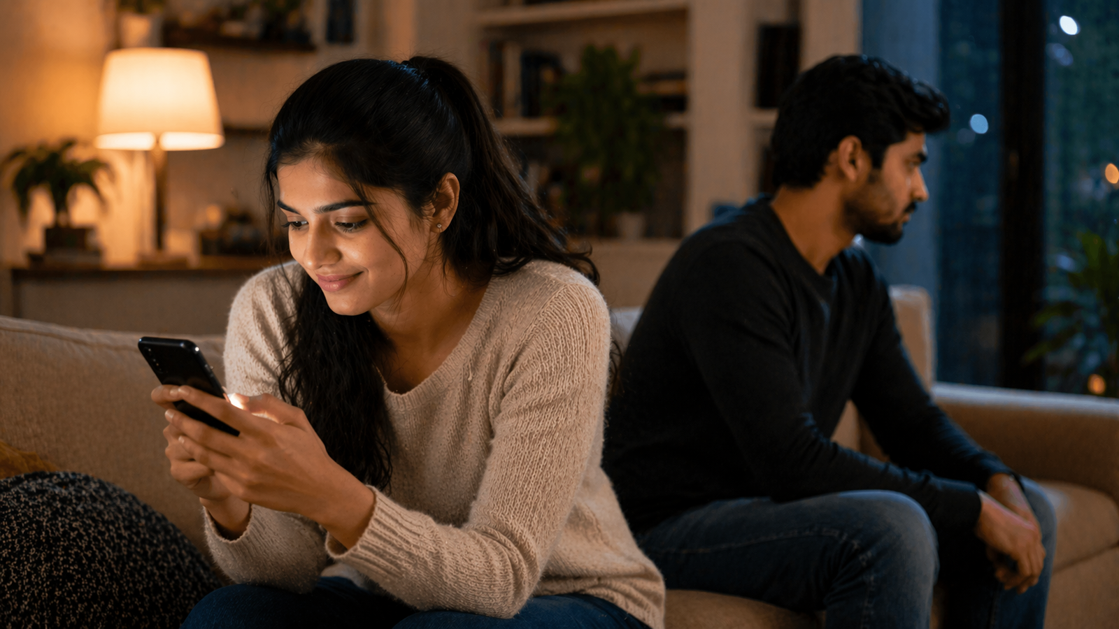 secret chatting social media cheating relationship