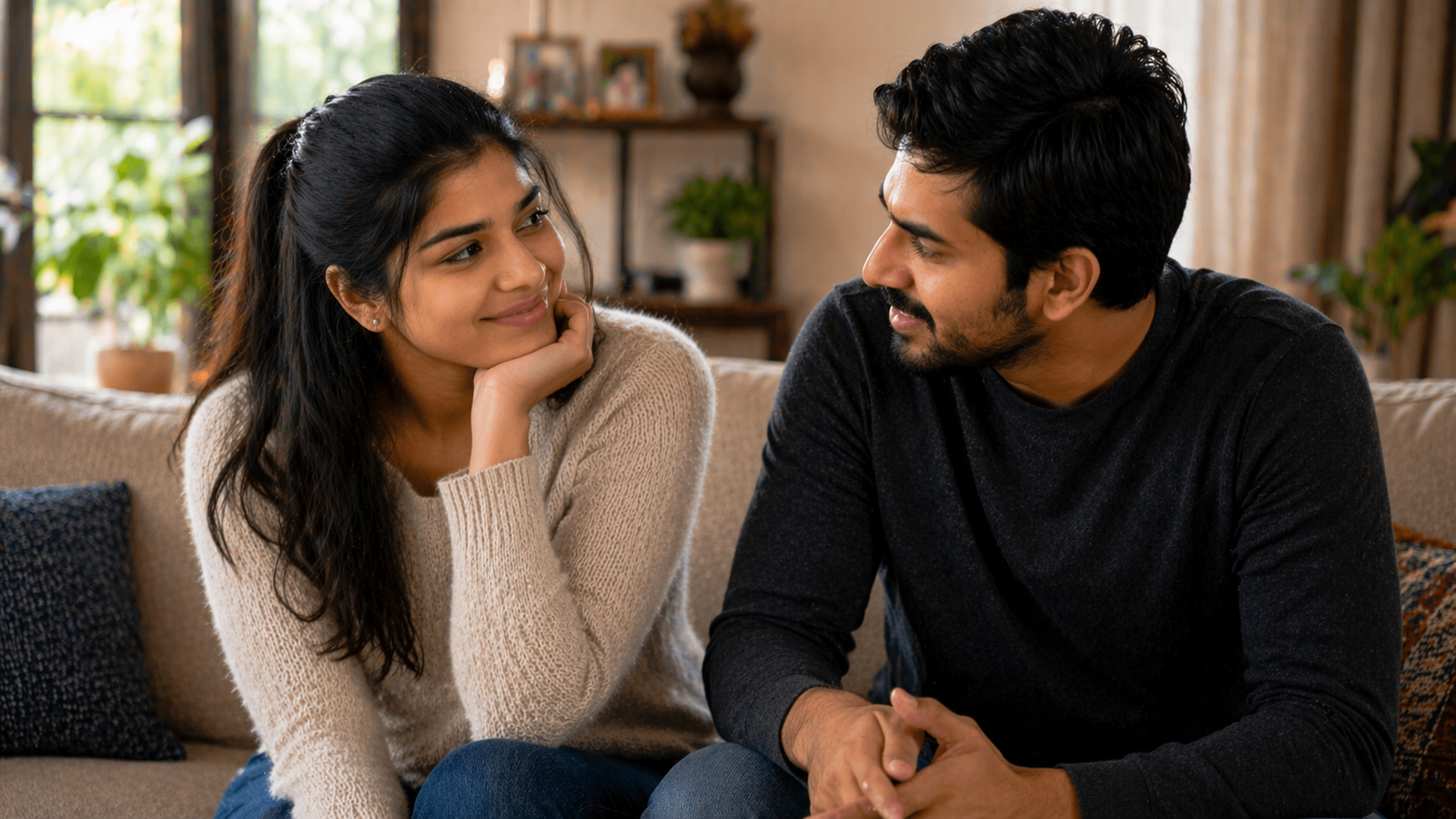 happy couple strong relationship communication trust