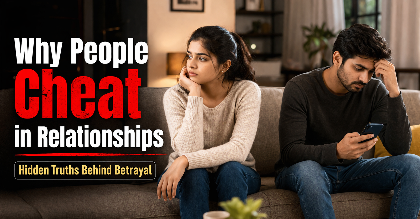 why people cheat in relationships emotional distance indian couple